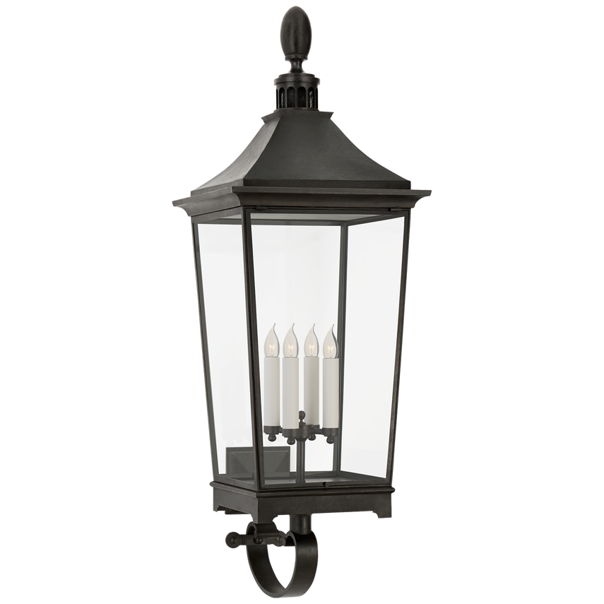 Benair Large 3/4 Wall Lantern Outdoor