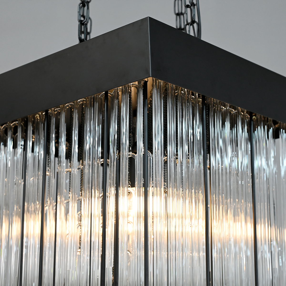 Cascade Square & Rectangular Chandelier D 20'' 30'' 54''