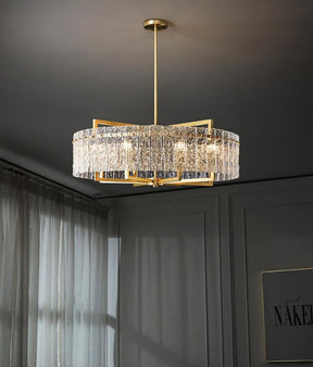 Flake Crystal Round chandelier 24" 32" 40"