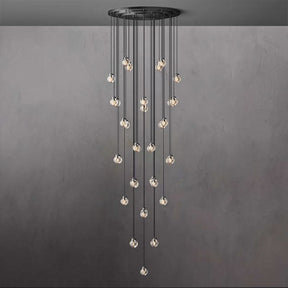 Pearl Round Chandelier 48"