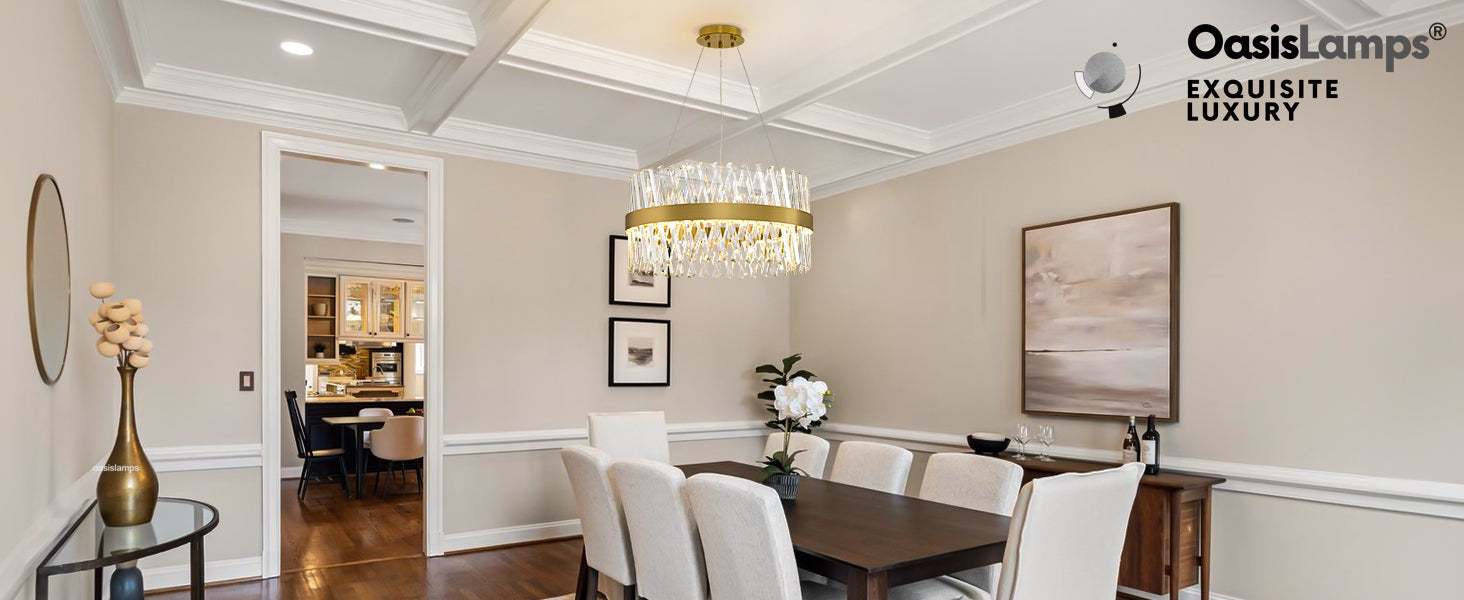 Vetro Prism Crystal Round Chandelier 23.6" 31.5" 40"D#Color_Brass,size_23.6"D