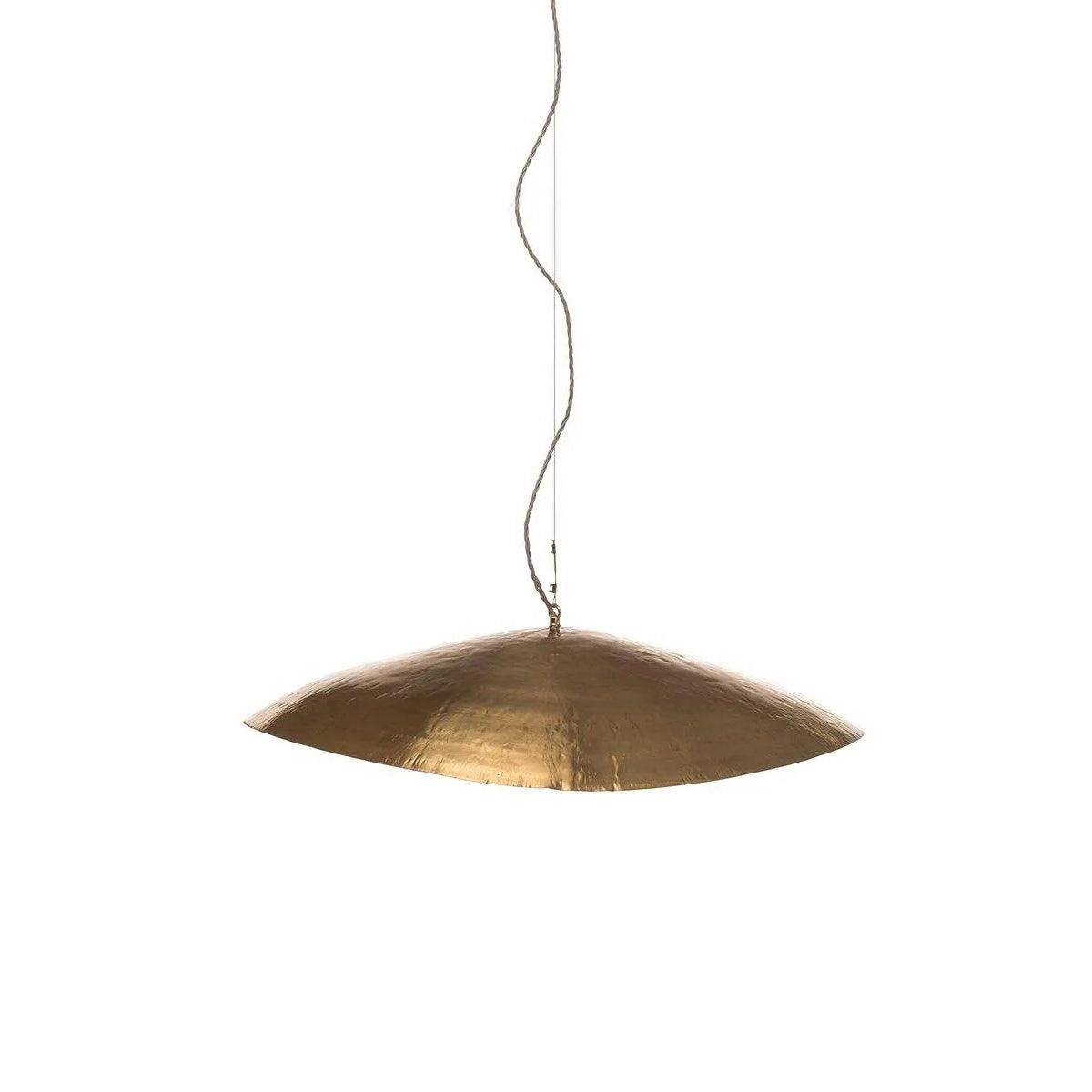 Naniv Brass Shade Hammered Pendant Light