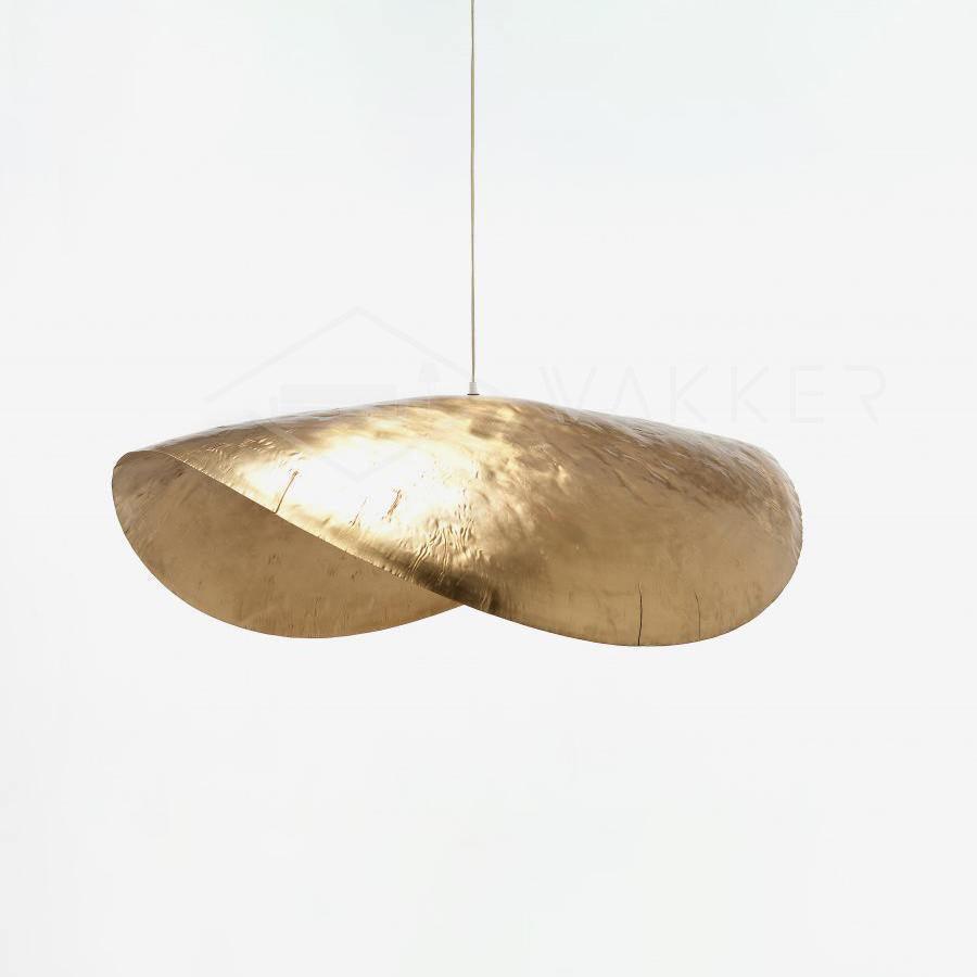 Naniv Brass Shade Hammered Pendant Light