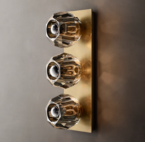 Belle De Crystal Ball Linear Wall Sconce