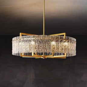 Flake Crystal Round chandelier 24" 32" 40"