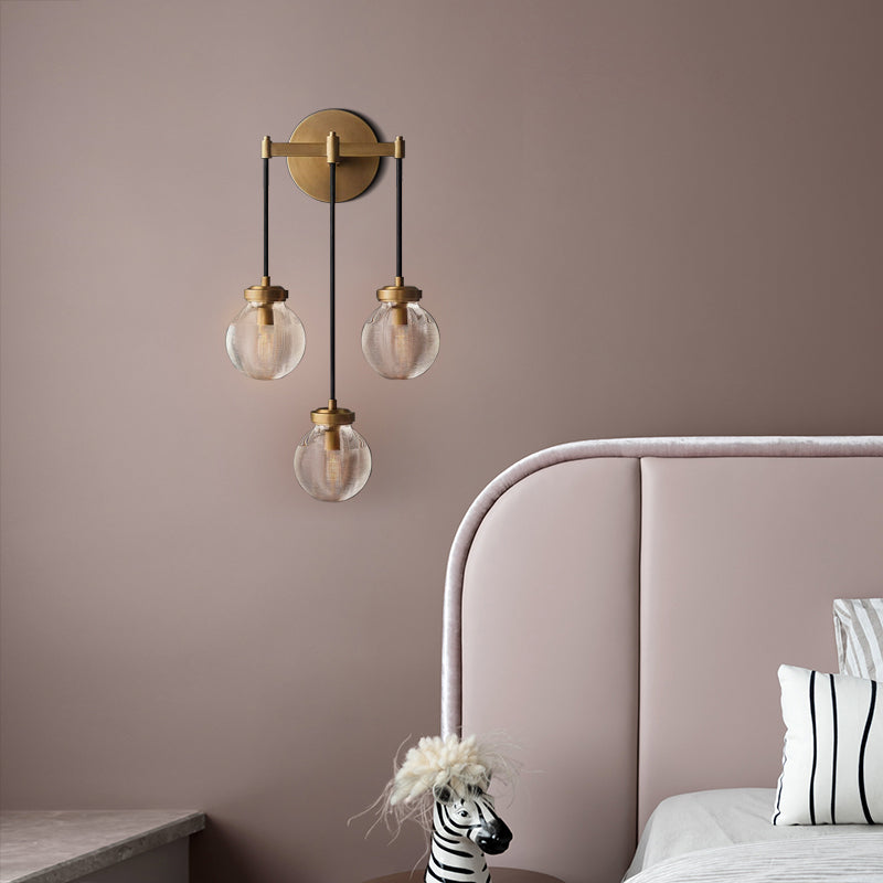 Pearl Three Head  Wall Sconce