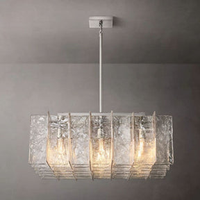 Latte Square Chandelier 36"