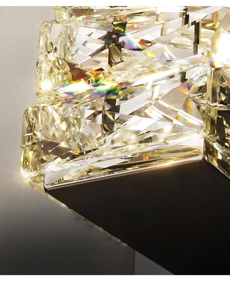 Irregular Crystal Block Wall Sconce