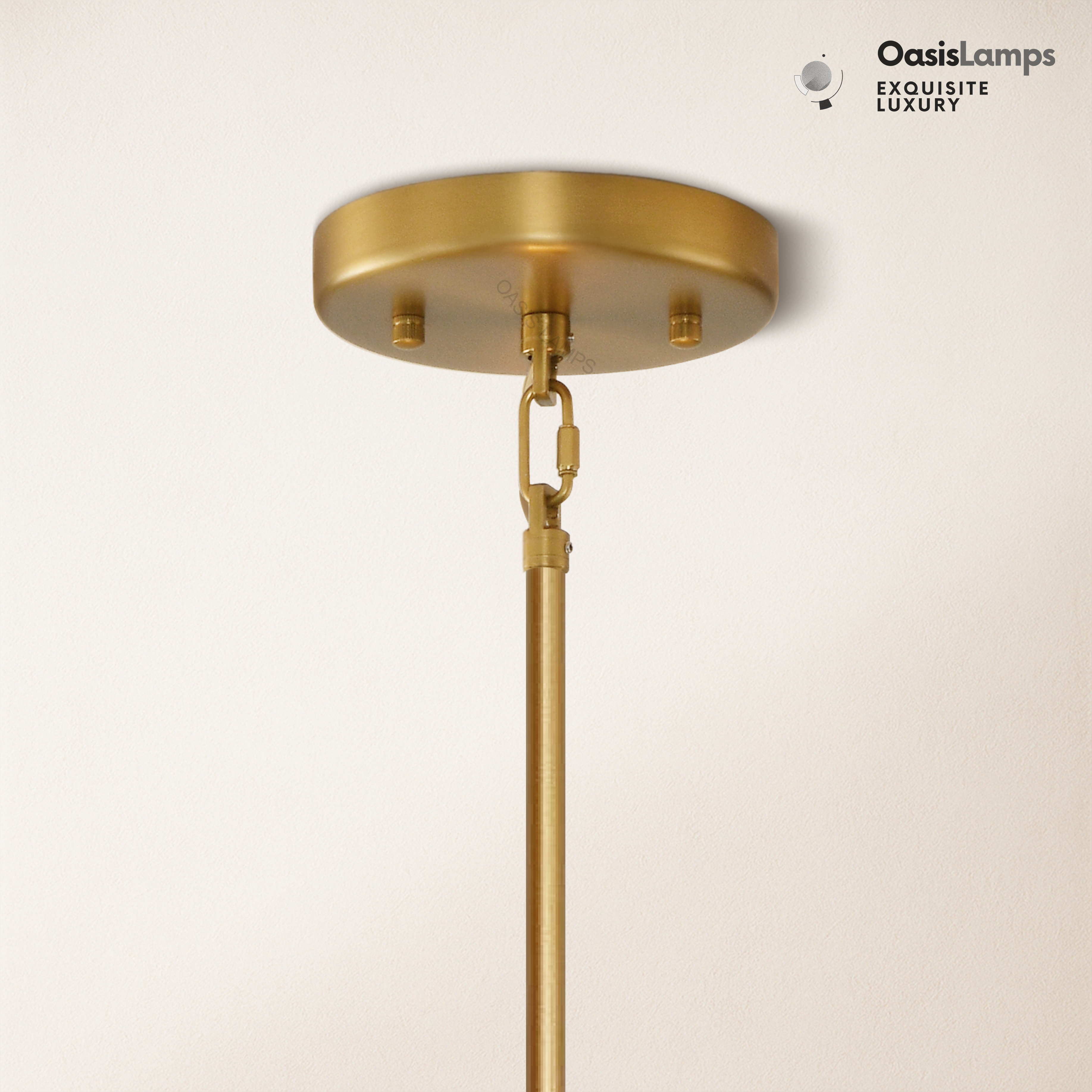 Celestial Drop Pendant 17"D#color_brass