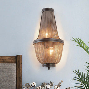 Tassels Chain Barn Wall Sconce