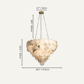 Glow Alabaster Chandelier Light