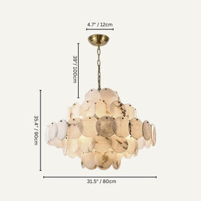 Glow Alabaster Chandelier Light