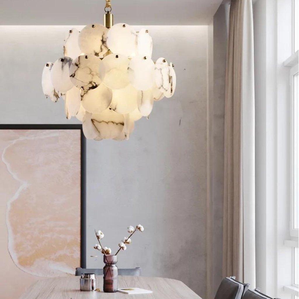 Glow Alabaster Chandelier Light