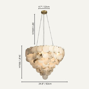 Glow Alabaster Chandelier Light