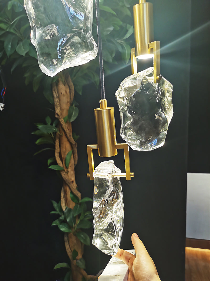 Irregular Crystal Pendant Lighting