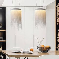 Teresa Cadena Chain Tassel Pendant Light Fixture
