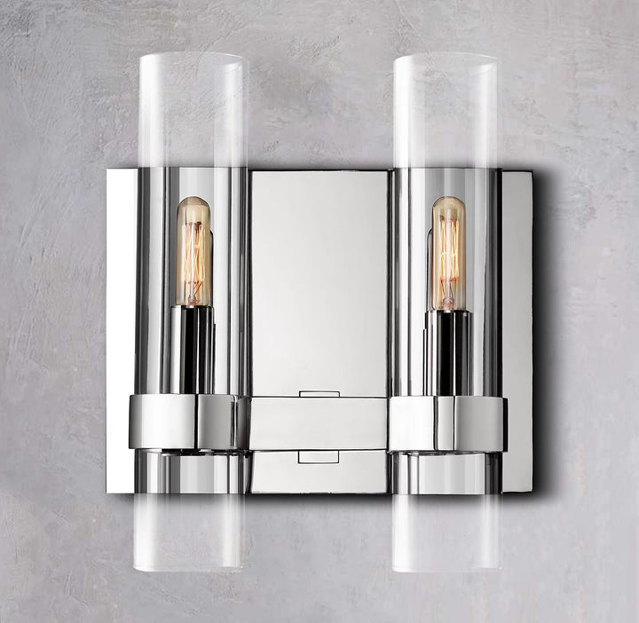 Ramve Glass 2-Head Wall Sconce