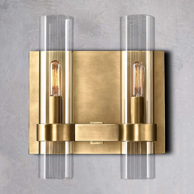 Ramve Glass 2-Head Wall Sconce