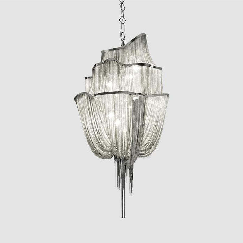 Tassels Multi Tier Pendant