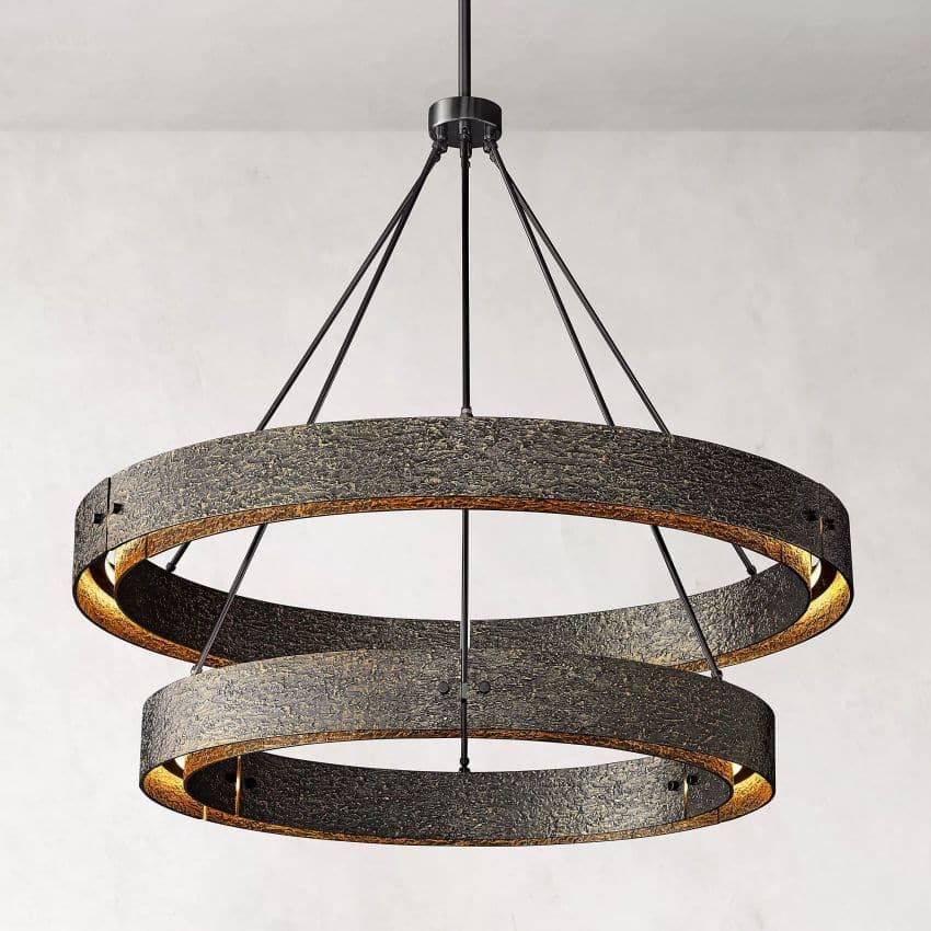 Vouvry 2-Tier Round Chandelier 60"