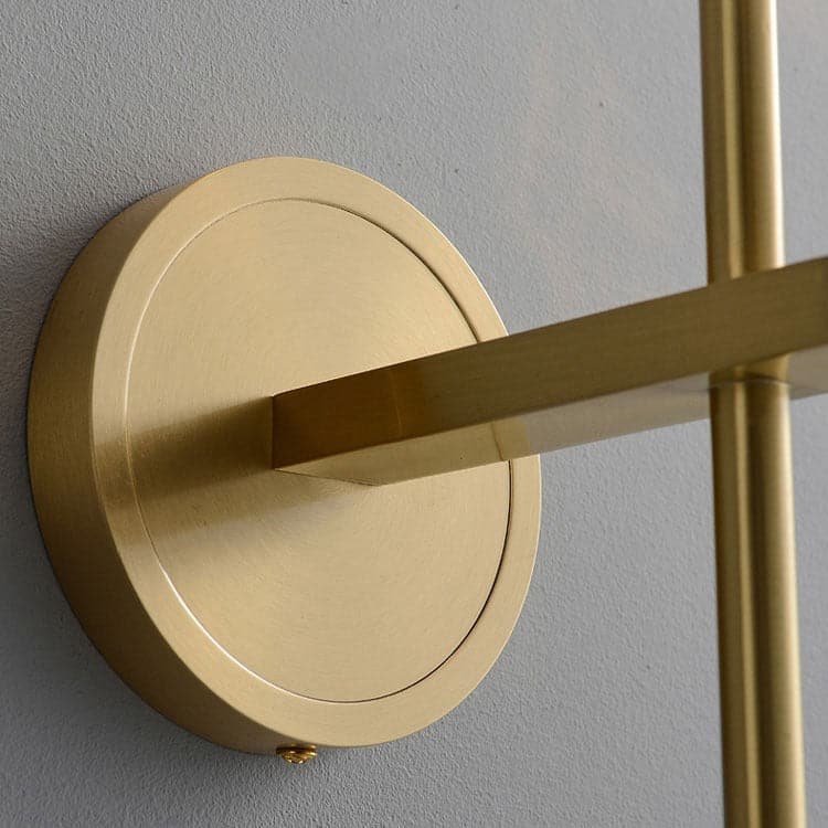 Crystal Masonry Wall Sconce Using Long Rod