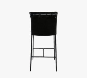 Eugia Leather Stool  39'' 43''H