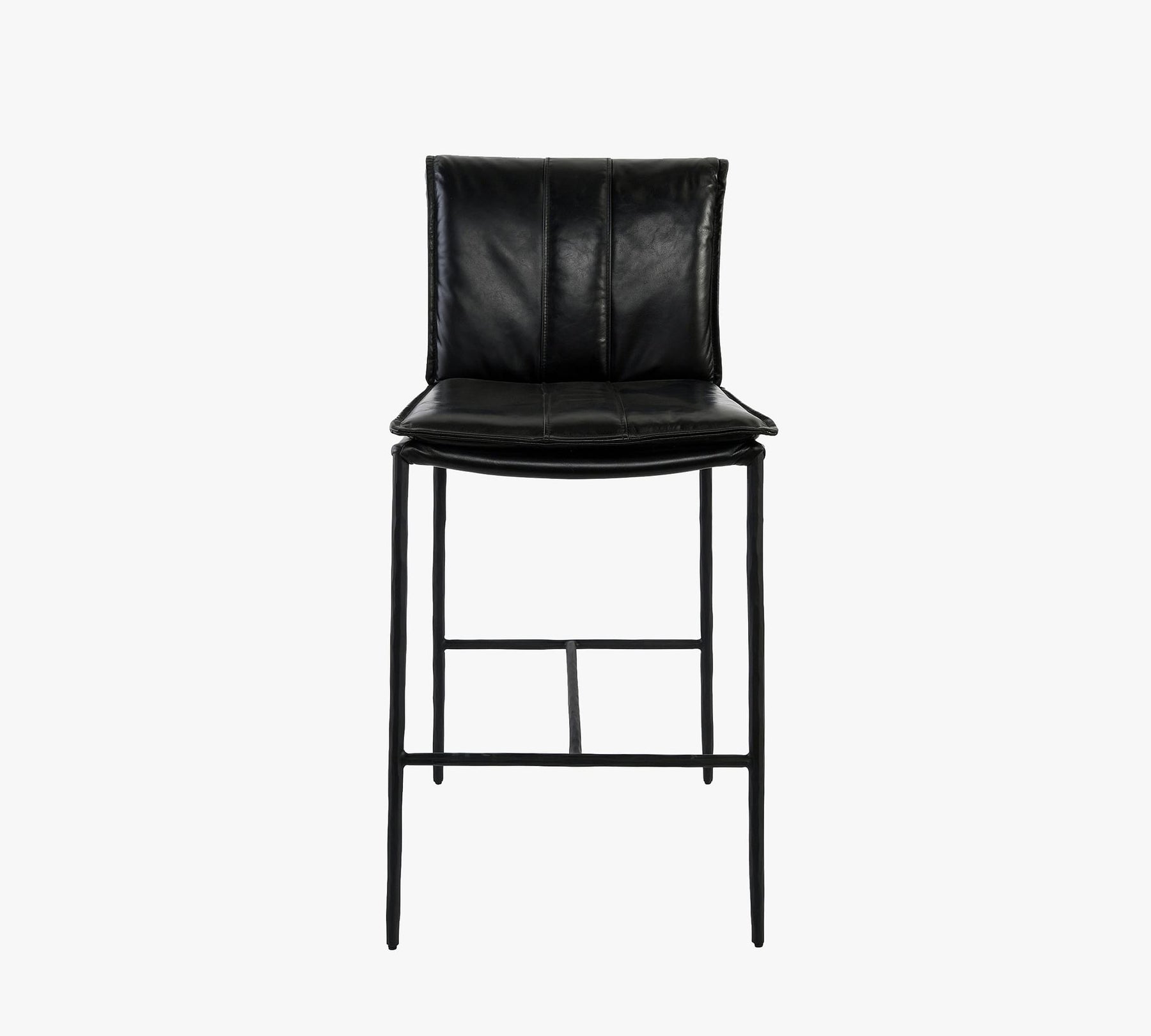 Eugia Leather Stool  39'' 43''H