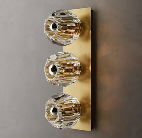 Belle De Crystal Ball Linear Wall Sconce