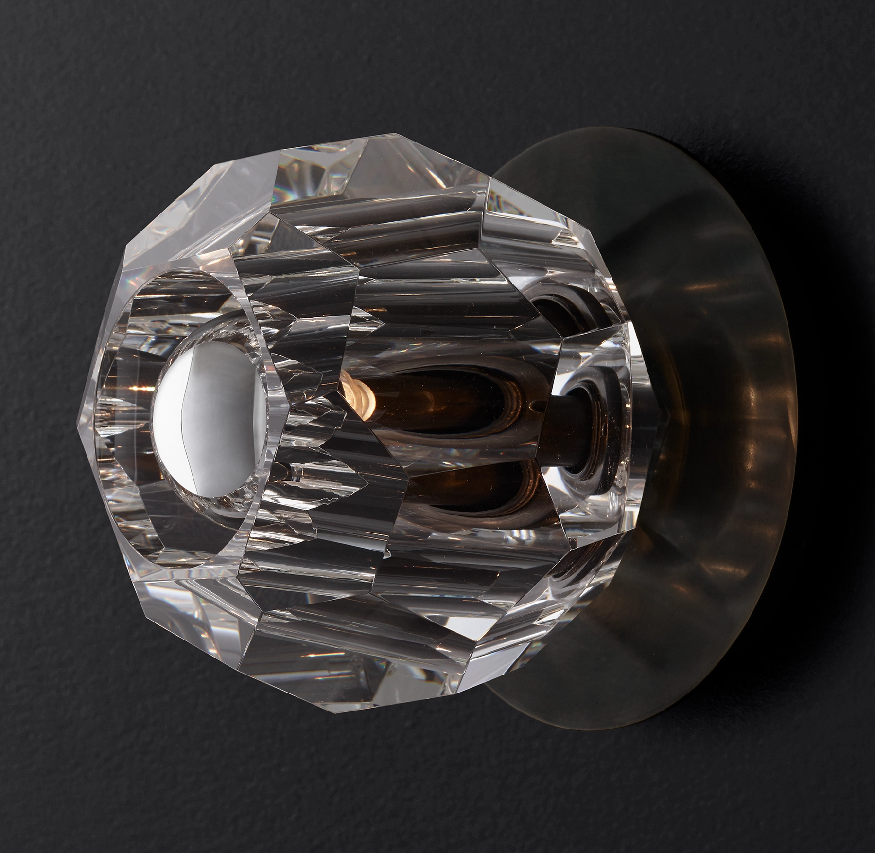 Belle De Crystal Ball Petite Wall Sconce