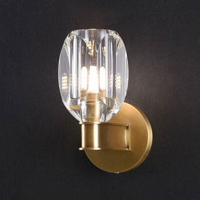 Lydia  Square Crystal Wall Sconce