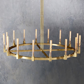 Clean Lines Round Chandelier D 72"