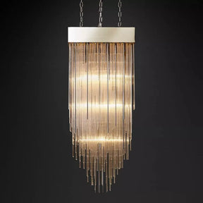 Cascade Square & Rectangular Chandelier D 20'' 30'' 54''