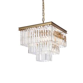 Odeon Square Chandelier For Living Room Dining Room