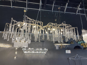 Lio Linear Organic Branch  Chandelier