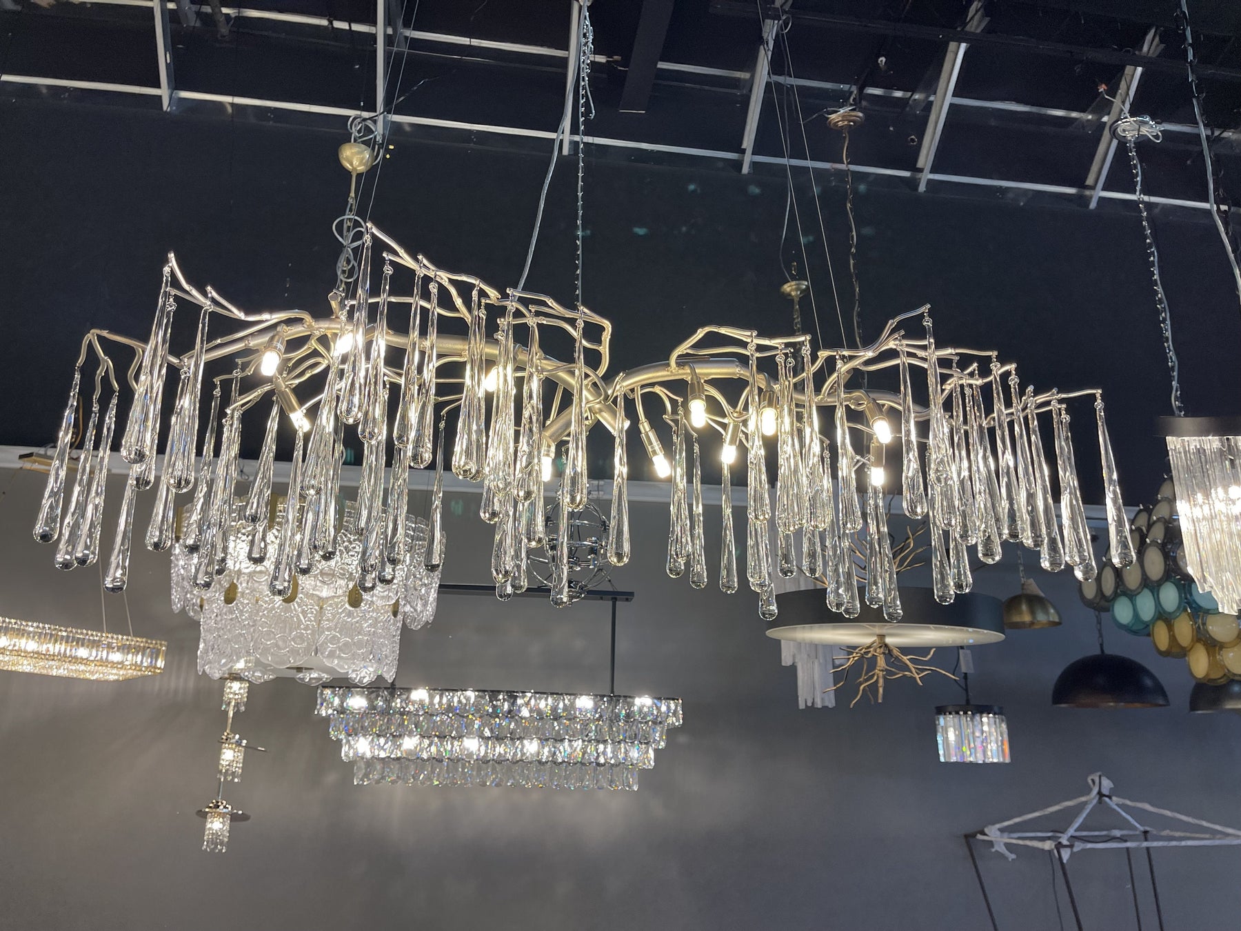 Lucio Linear Organic Branch Chandelier