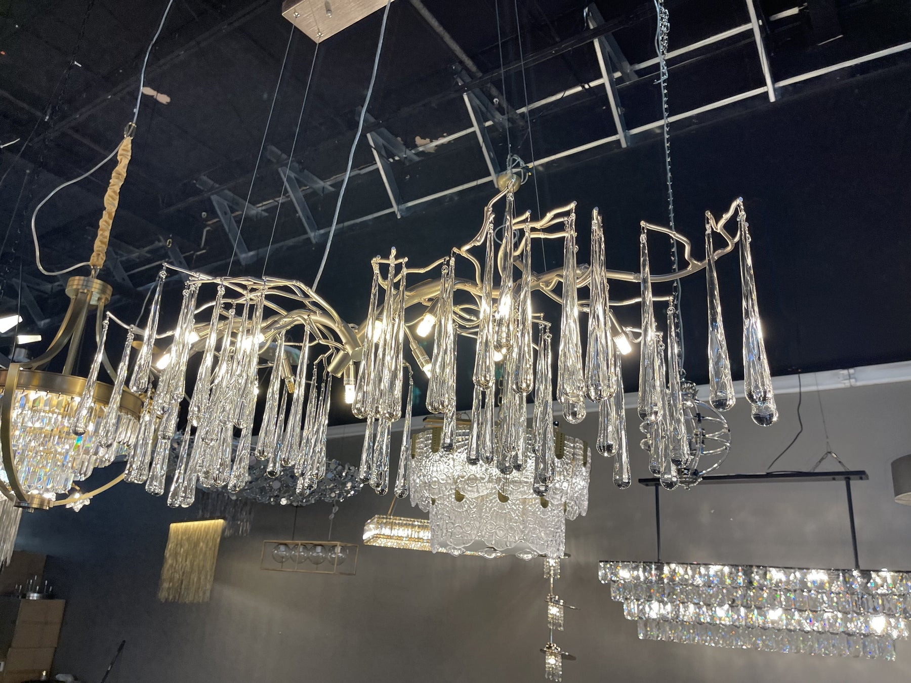 Lucio Linear Organic Branch Chandelier