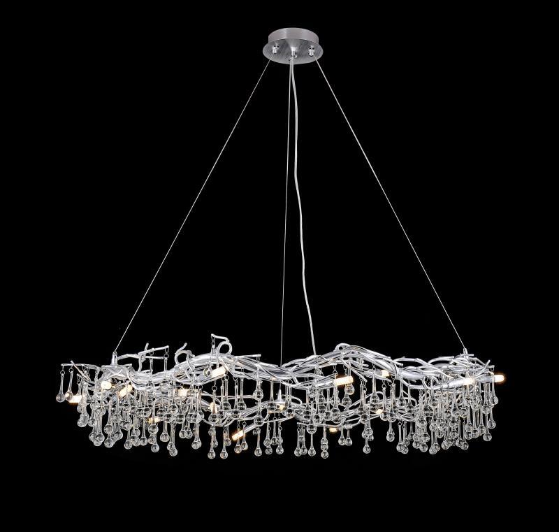 Lio Halo Branch Round Teardrop Chandelier