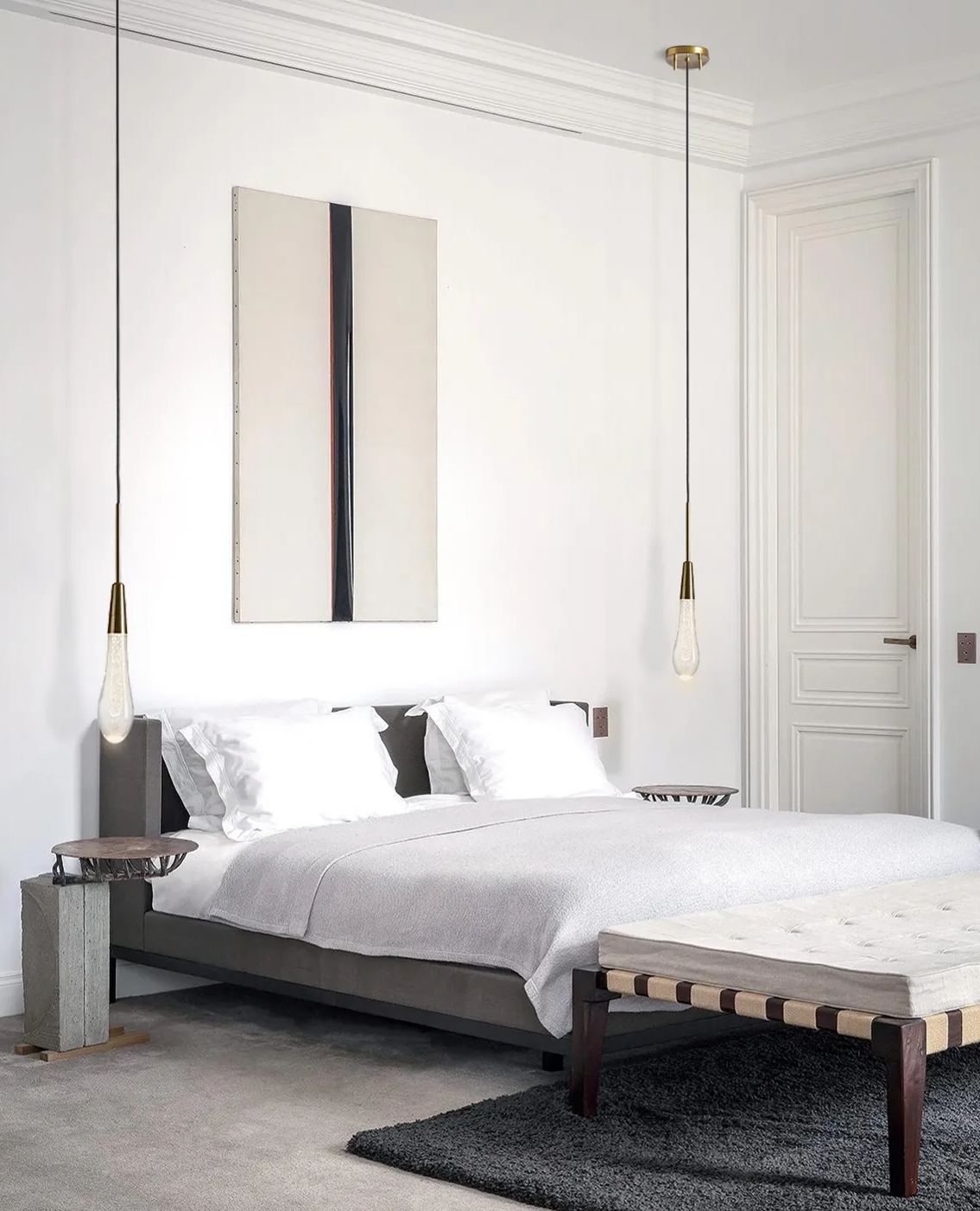 Elara Solitaires Crystal Pendant 2'' 1 light 2 lights#color_brass,size_1 lights