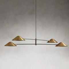 Simms 4-Light Linear Chandelier 60"