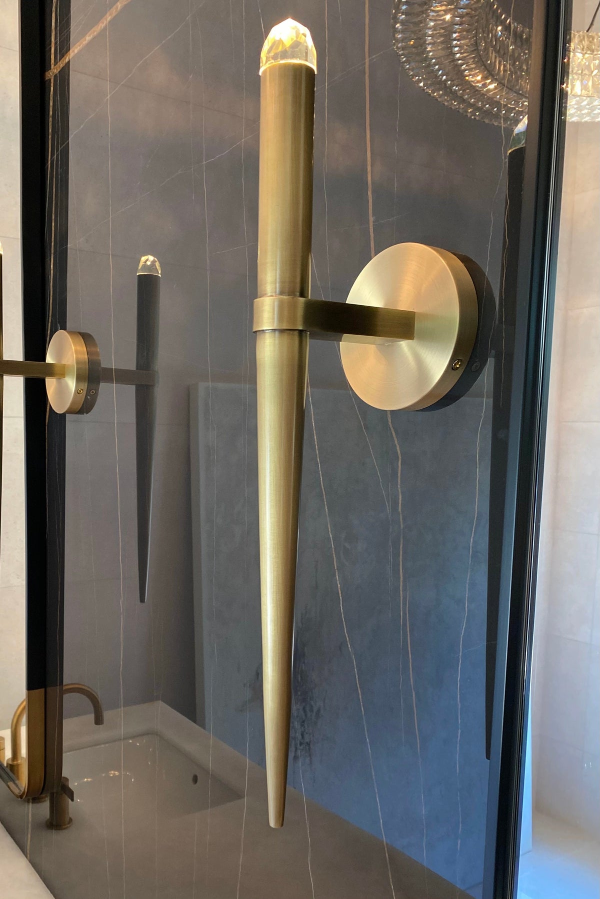 Aquitania Torch Wall Sconce 24"