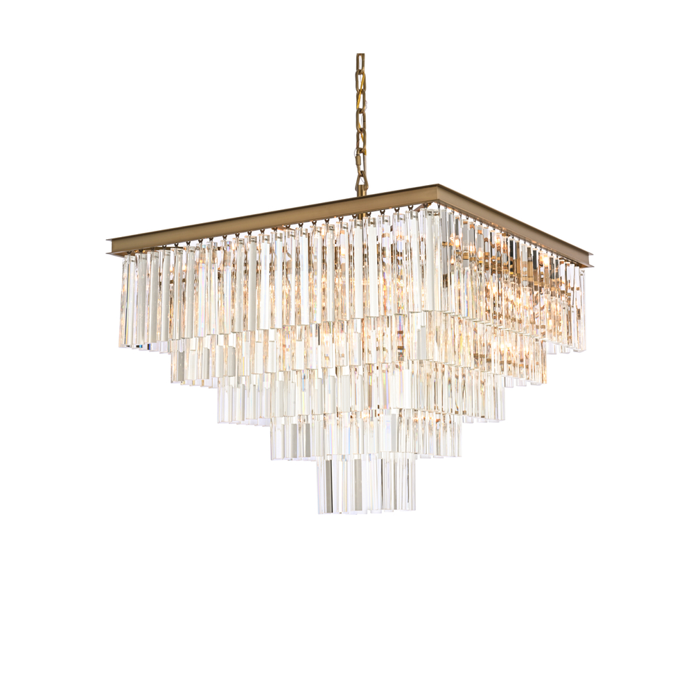 Odeon Square Chandelier For Living Room Dining Room