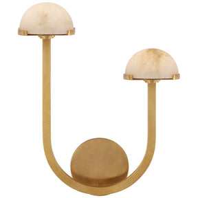 Pedra Double Sconce-Left 15"