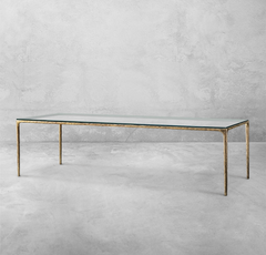 Thaddeus Glass Rectangular Dining Table