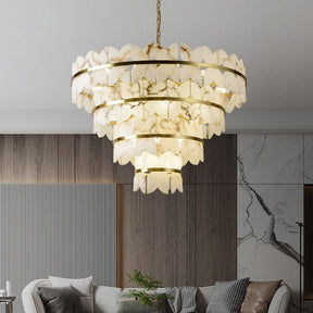 Patanga Alabaster Chandelier Light