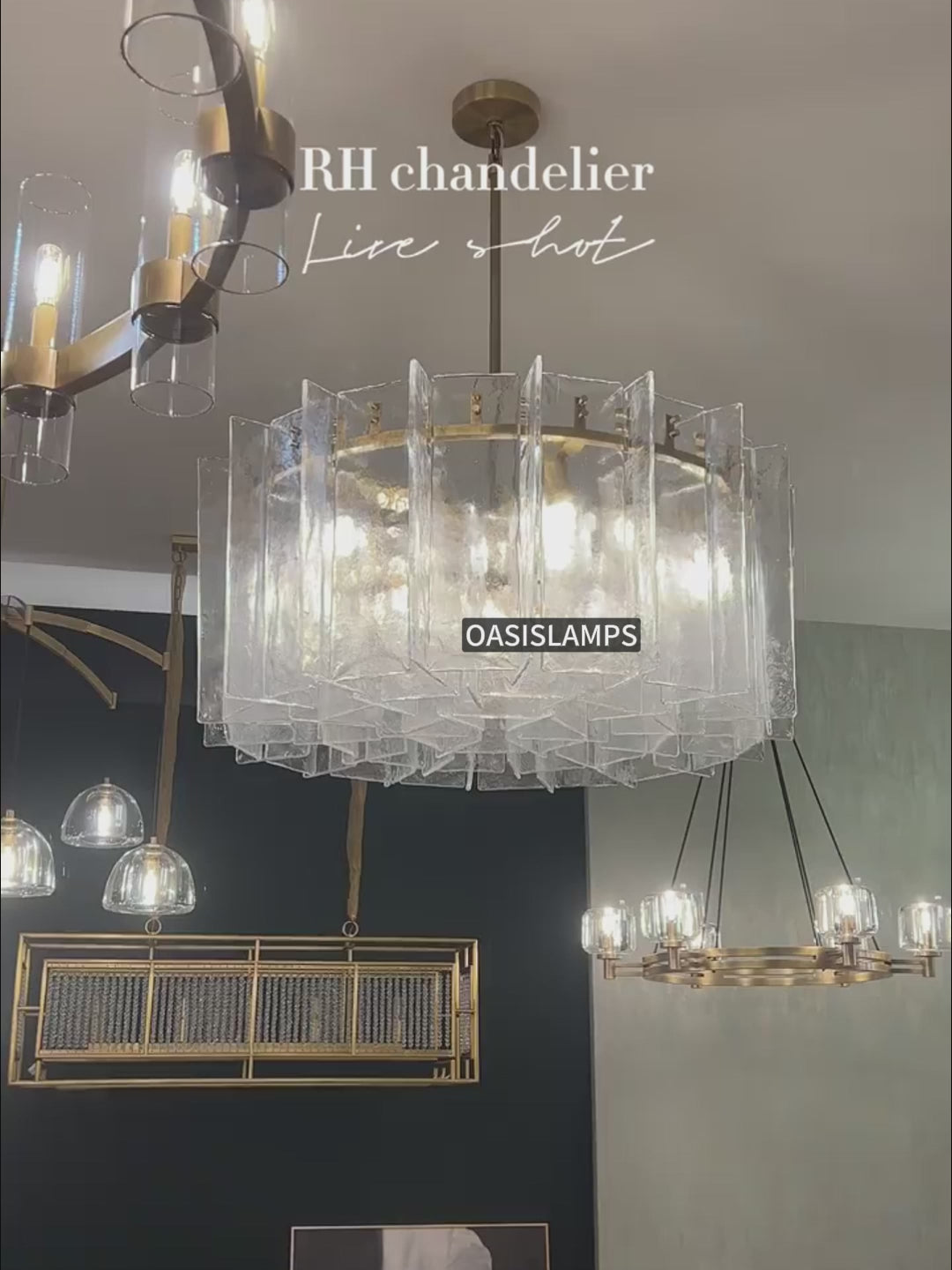 Lattice Round Chandelier 36‘’