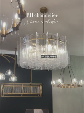 Lattice Round Chandelier 36‘’