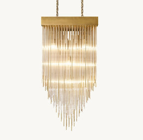 Cascade Square & Rectangular Chandelier D 20'' 30'' 54''