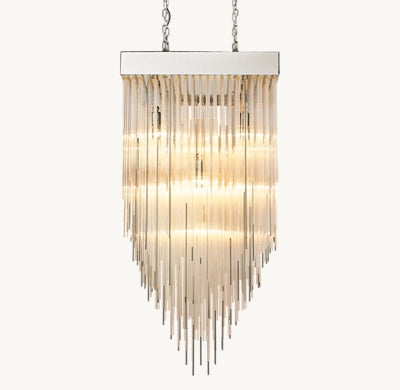 Cascade Square & Rectangular Chandelier D 20'' 30'' 54''