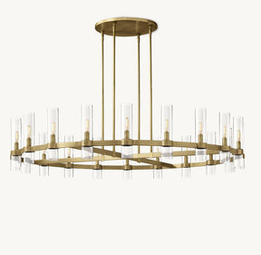 Ravelle Blown Round Chandelier 36" 48" 60"