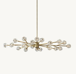 Belle Round Chandelier Clear and Smoke 24'' 36'' 48'' 60'' 72''